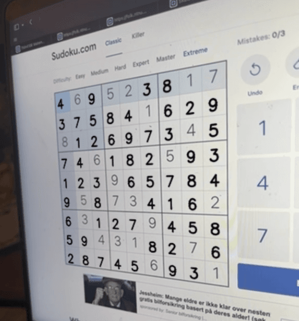 Sudoku detection